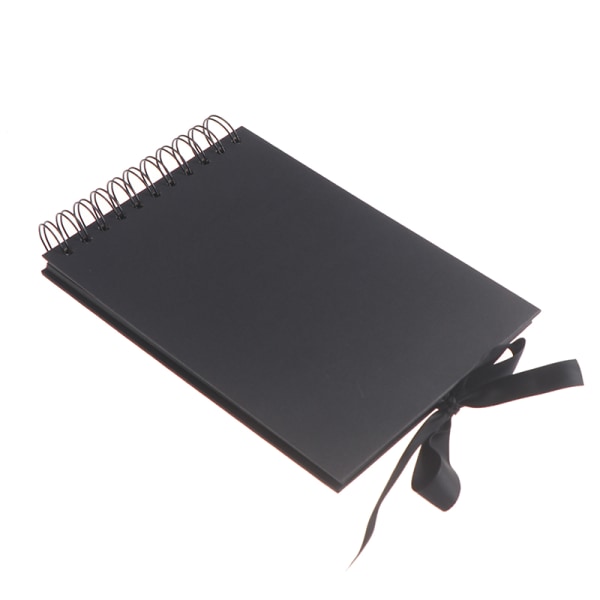 Valokuva-albumit 30 mustaa sivua muistikirjat A4 askartelupaperi DIY Scr Black