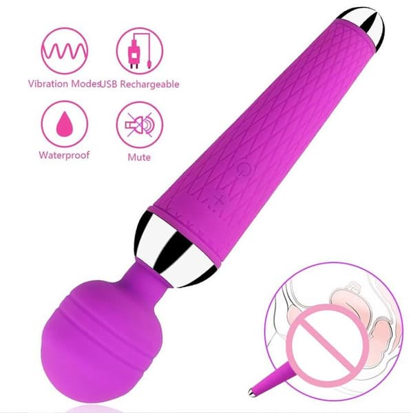 Kvinder G-punkt Vibrator Dildo Klitoris Massager Multispeed Kvinde Adu Black
