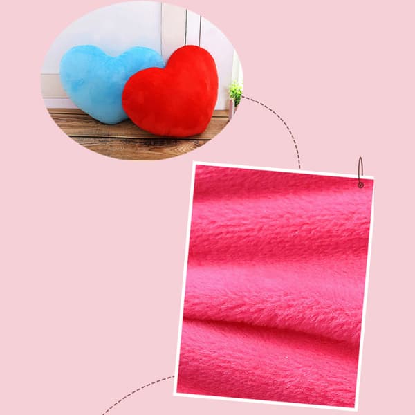 20/30CM Hjerte Plyslegetøj Blød og Fluffy Pyntepude Gave til Studerende Pink 30CM
