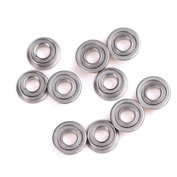 10 kpl MF63zz minimetalliset kaksoissuojatut laipalliset kuulalaakerit (