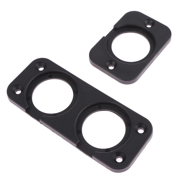 1/2/3/4 hål USB uttag Panel Svart ABS-hus Hållare K A2