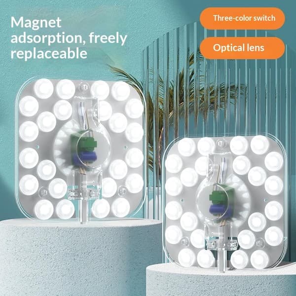 1 stk. høj lysstyrke ringpanel firkantet LED-modulkilde loft A4
