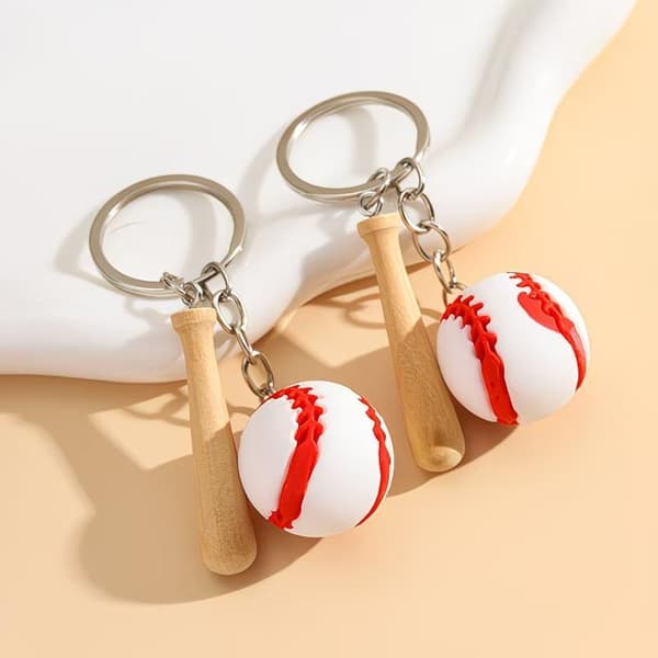 Baseball-avaimenperä, baseball-riipus, auton avaimenperä, laukkukoru A2
