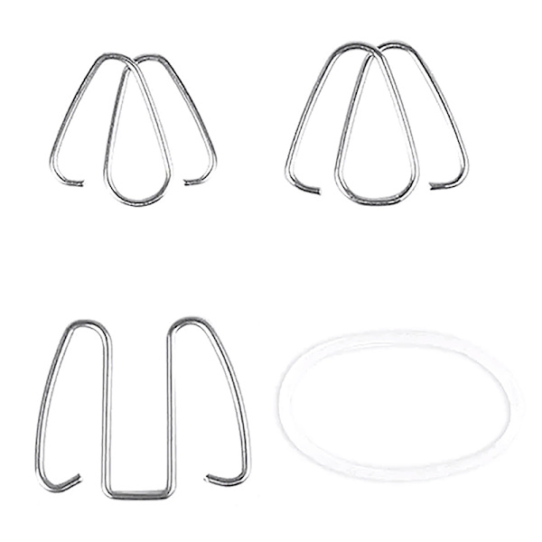 3 par främre spikkrok/gummiband Nail Art Inåtväxt tåspik C