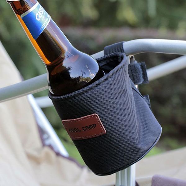 Outdoor Camping Kopholder Stol Stand Support Fiskestol Be Black