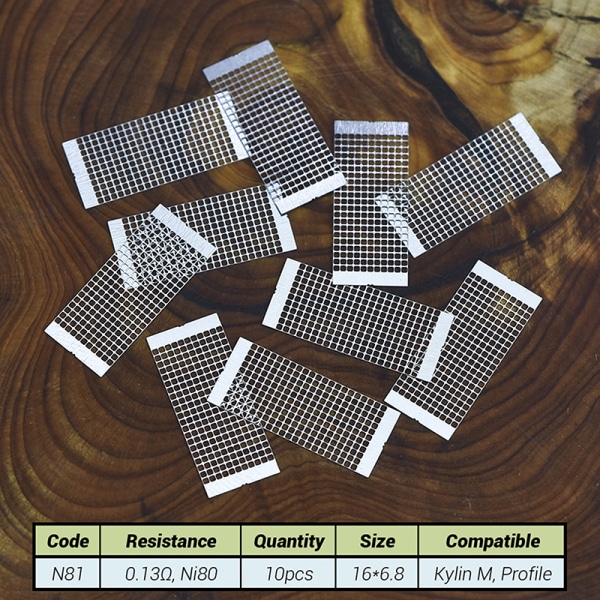 5/10st 6 modeller Mesh Style Värmeslinga För Ersättning Prebui N84-0.14Ω