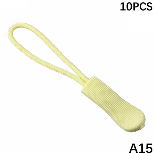 Ny 10 stk Glidelåstrekker End Fit Rope Tag Replacement Clip A15