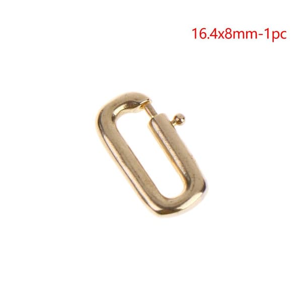 1/2/4 stk DIY Spænde Tilbehør til DIY Håndlavede Smykker Nøglering Pe 14x4mm 2pcs