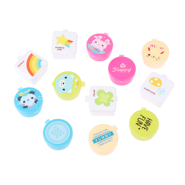Sarjakuva kastikepullo Mini Bento Box Animal Friend Soijakastike Box A3