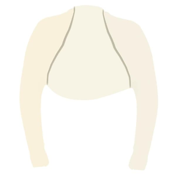 One-piece ultratunna plus sjalärmar issilke lång handske Light blue