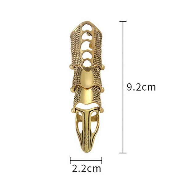 Knuckle Armor Metal Punk Unisex Finger Rings Smycken Prop Acces A2