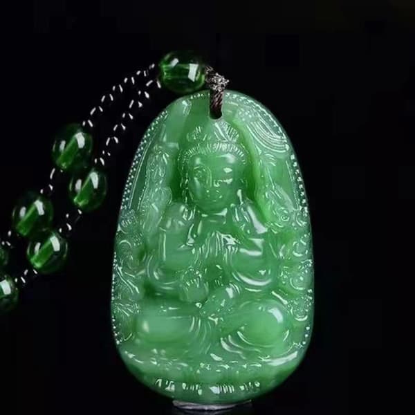 Lucky Amulet Buddha Bodhisattva Halskæde til mænd kvinder lang Swe A3