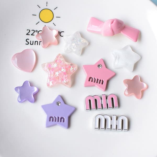 e Tegneserie Pentagram Stjerne Sko Charms Til Crocs Sæt DIY Kæder G A8
