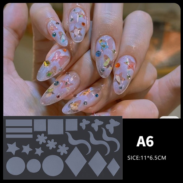 Dual Nail Forms False Tips For Gel Extension Quick Building Fre A4