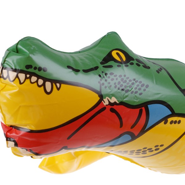 oppblåsbar krokodille blåse opp morsomme vannleker krokodilleleke for