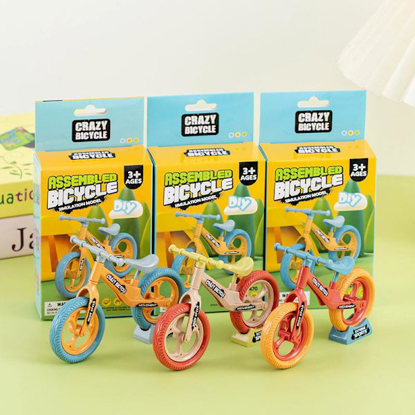 1 st Mini Cykel DIY Simulering Balansbil Avtagbar Montering A1