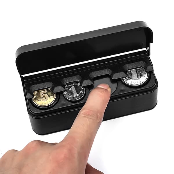 1Pc Car Organizer Ruller Plastlomme Teleskopmønter Etui St