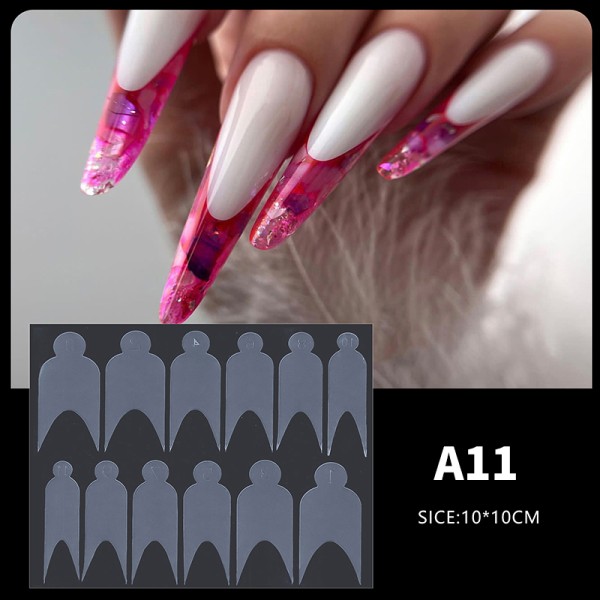 Dual Nail Forms False Tips For Gel Extension Quick Building Fre A11