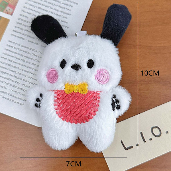e Pehmo penturiipus Creative Doll Avaimenperä Laukku Avaimenperä Auto K Red
