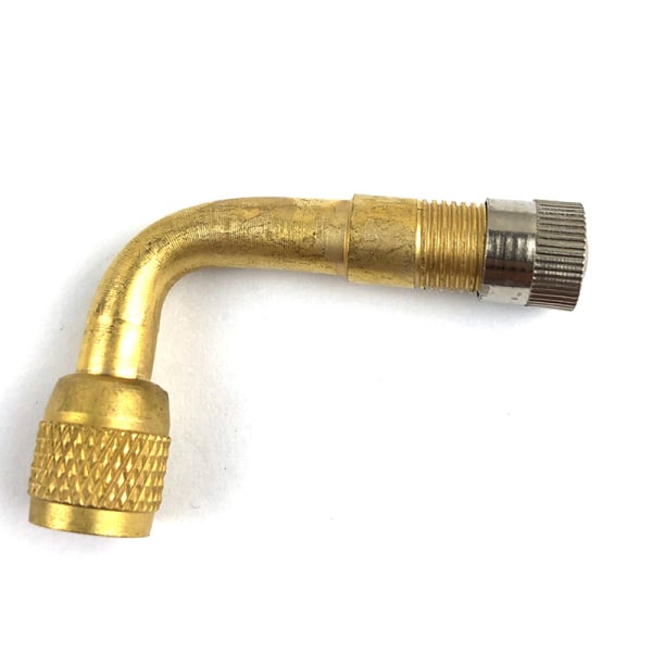 45/90/135 grader mässing vinkelböjd däckrörsventilförlängning Ada Silver 90 degree