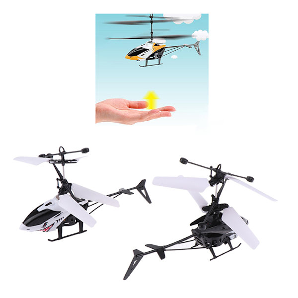 Två-Channel Suspension RC Helikopter Fjärrkontroll Flygplan Till A2