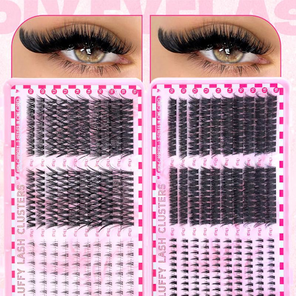 DIY Eyelash Extension Clusters Sæt