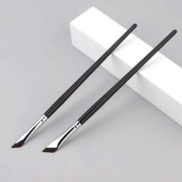 Oppgrader Blade Eyeliner Brush Ultra Thin Fine Angle Flat Eyebrow B