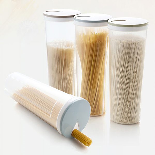 Förvaringslåda Förseglade behållare Förvaringslåda för spannmålsspaghetti Khaki