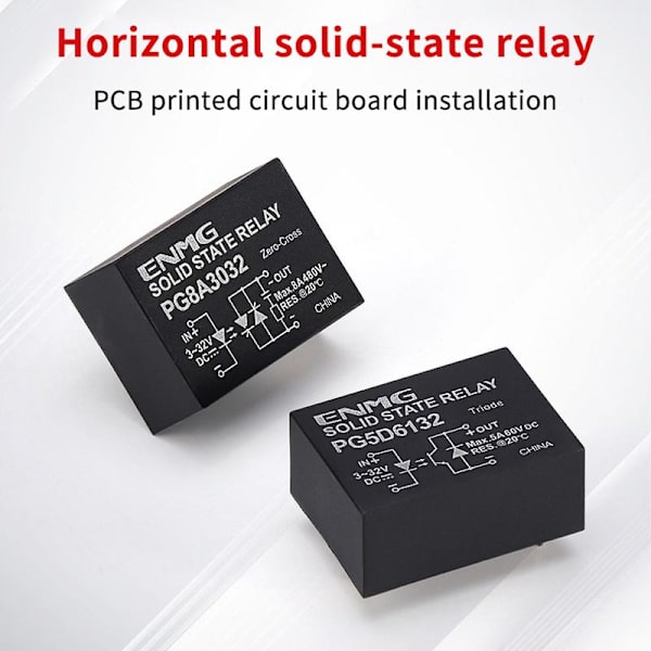 Litet SSRPCB kretskort halvledarrelä 60VDC 240VDC 480VD A1