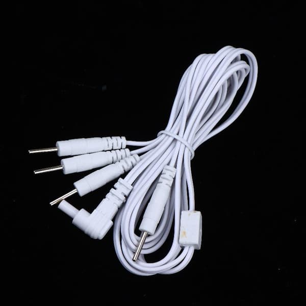 2,35 mm plugghodeelektrodeledningskabel for Tens-maskin 4-gren