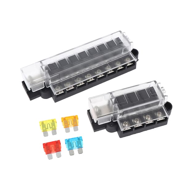 4/8-vejs bilsikringstilbehør 12V 24V bil lastbil kredsløb medium ins 4way set