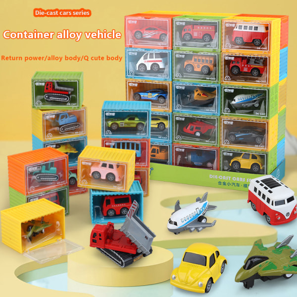 1/64 Diecast Model Car Color Display Box Opbevaringsboks til MiniGT