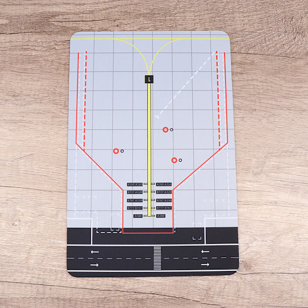 Flygplansmatta Runway Förkläde Lämplig för 1:400 modell flygplan Sim