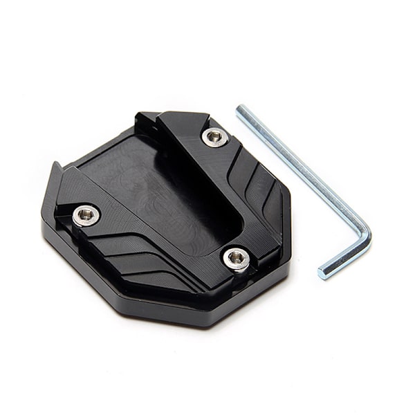 Skootteri Moottoripyörä Pyörän Kickstand Extender Jalka Side Stand Exte Black