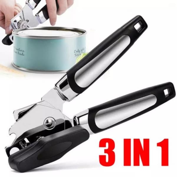 1 stk rustfritt stål boksåpner Tin Professional Manual Can Ope Wheel cutter
