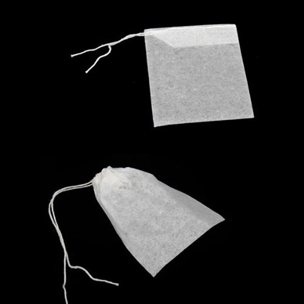 100 kpl Tyhjät teepussit String Heat Seal Suodatinpaperi Herb Loose T