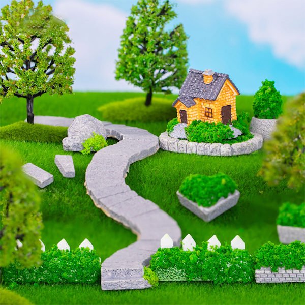 Mini Moss Maisemointitalo Figuurikäsityöt Miniatyyrit Etusivu Joulukuu A17