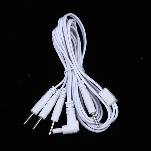 2,35 mm plugghodeelektrodeledningskabel for Tens-maskin 4-gren