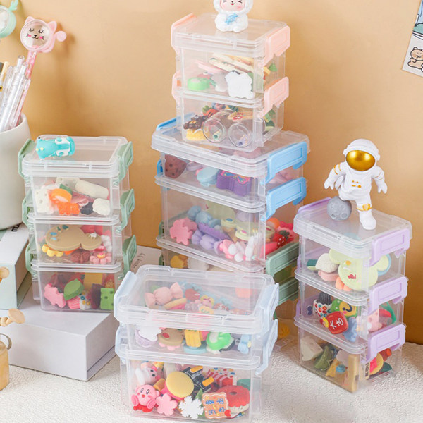 Creative Storage Box Mini e Desktop Storage Box Home Storage Ac Multicolor
