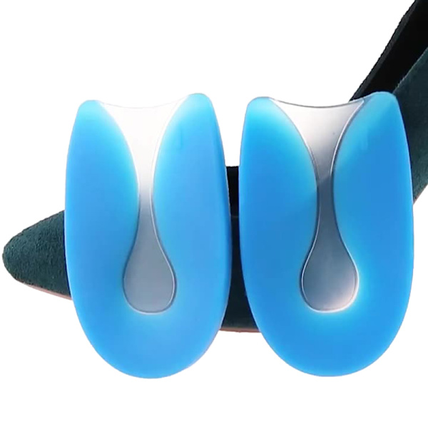 Silikongel Insoles Heel Cushion Sulor Lindrar fotsmärta ar Fa S