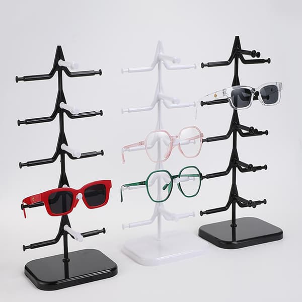 Plastsolbriller Vis stativholdere Brilledisplaystativ S White