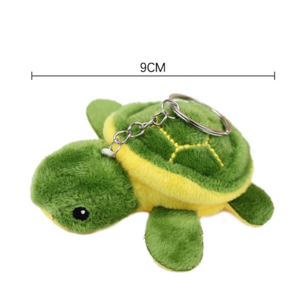 Muoti Little Turtle Pehmeä Pehmo Nukke Avaimenperä ja Sarjakuva Tortoi