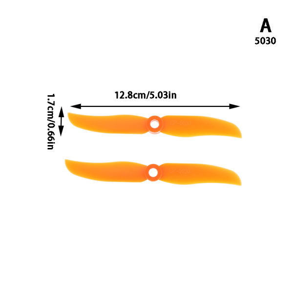 2PC flyvemaskine GWS propel EP5030 7035 8040 8060 9050 1060 Scre A