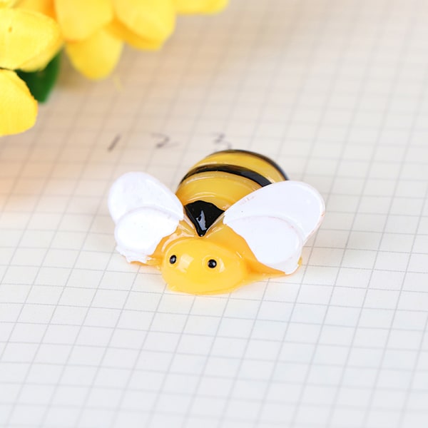 10 kpl Flat Back Resin Cabochon Bee DIY Flatback Scrapbooking Em