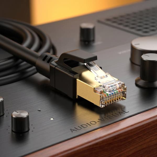 Cat 6 Ethernet-kabel LAN Netværk Cat6 Rj45 Hastighedsnetværkskabel White 2M