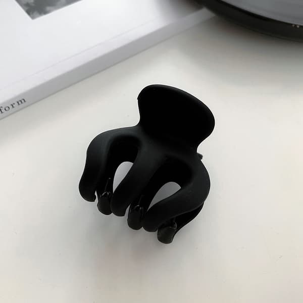 n Stil Svart store hårklør jenter Elegant mote hårnåler B A2