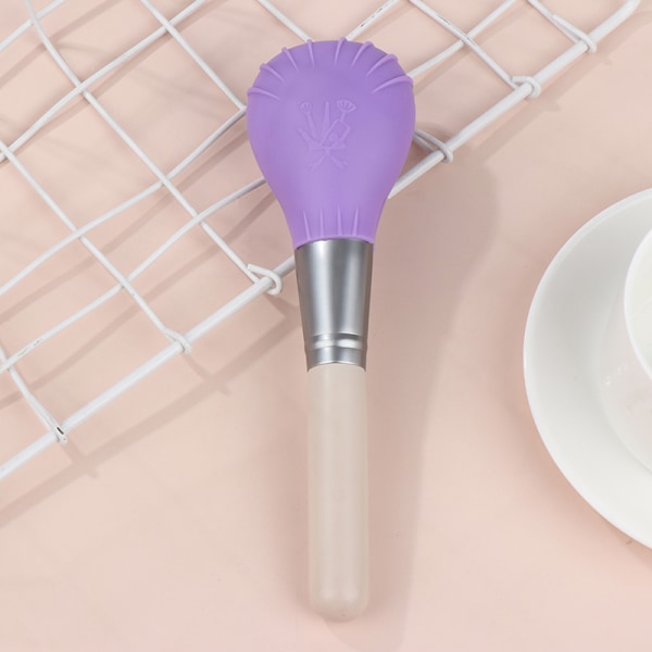 Silikoni Makeup Brush Protector Meikkisivellin Matkasäilytys Hol Purple M
