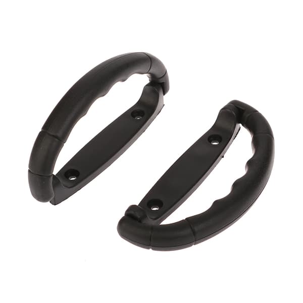 2st Svart plastbagagehandtag resväska Rem Pull Air Case