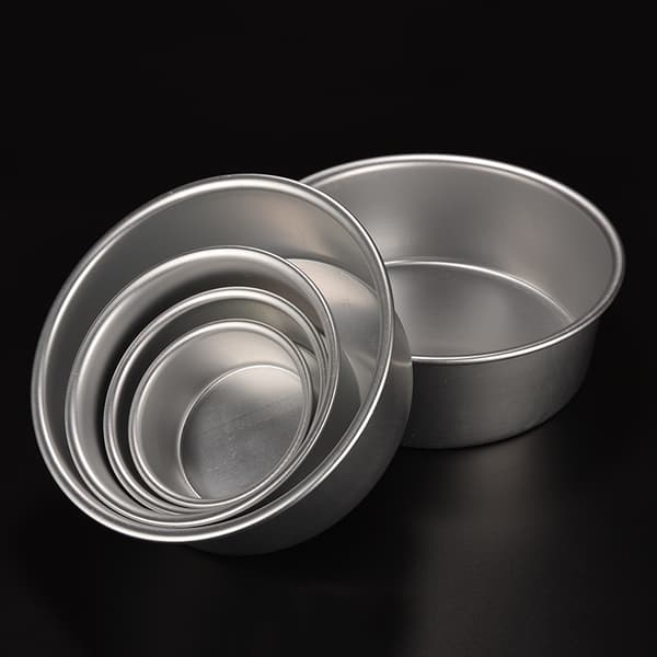 Rund bakform i aluminium för mould för smörgåstårta Kitc 4'