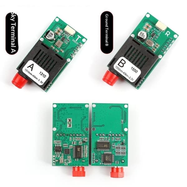 TTL Optisk Transceiver Modul DC 5V5 26V FC Interface Til Drone 25kmB